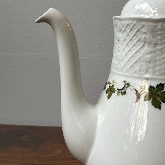 Marlborough Old English Ironstone Simpsons Potters Concord Coffee Pot England - Picture 8 of 16